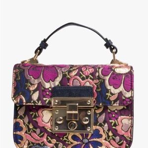 STEVE MADDEN BLARA Crossbody Brocade Multicolor Tote EUC/NWOT